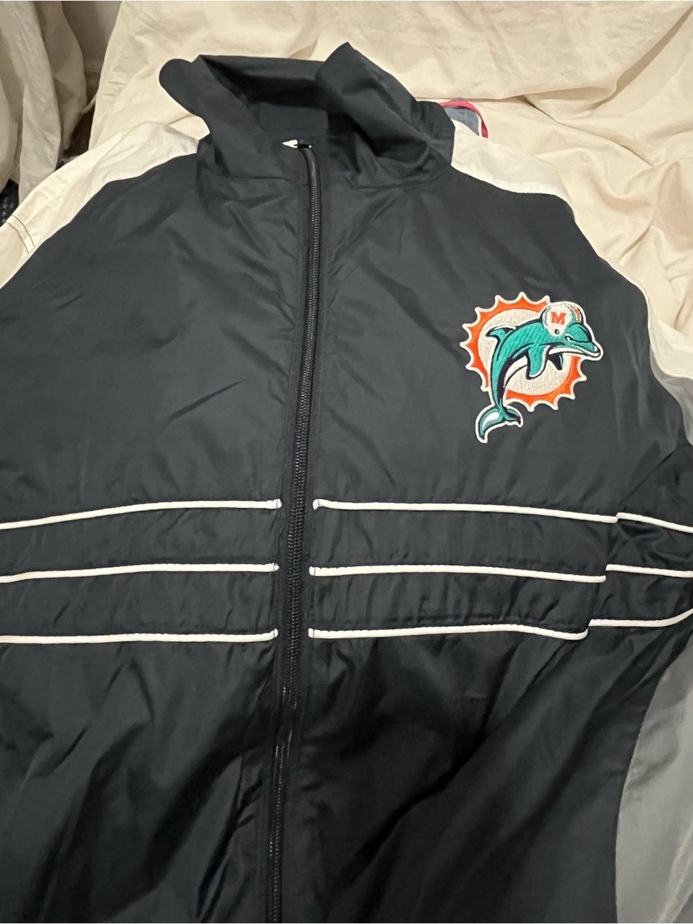 Miami Dolphins Men's Wind Breaker L